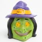 The Gerson Company Lighted Resin Halloween Witch with Moving Eyes in Green, , large