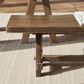 Jennifer Taylor Home Hawthorne 72" Dining Bench in Heritage Medium Dark Brown, , large