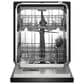 KitchenAid 24" Third Level Utensil Rack Dishwasher with 30+ Total Wash Jets and Pocket Handle in Black, , large