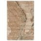 Nourison Silk Shadows 2" x 3" Beige and Silver Area Rug, , large