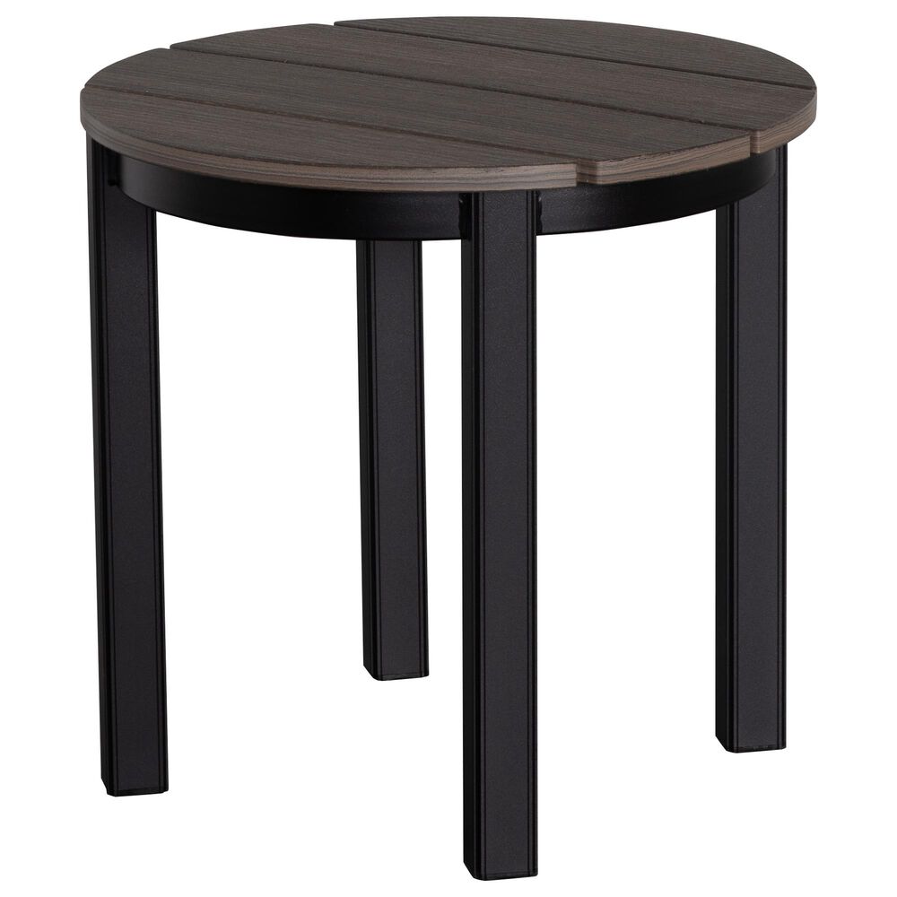 Telescope Larssen 21" Round End Table in Black, , large