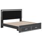 Ashley Zuraleus 3-Piece King Storage Bedroom Set in Matte Black, , large