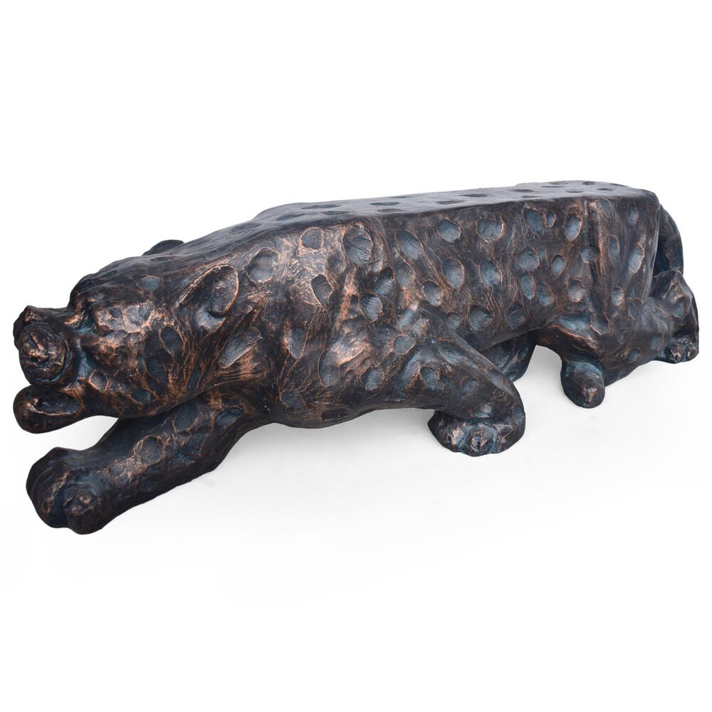 Hearth and Haven Outdoor Leopard Bench in Copper, , large