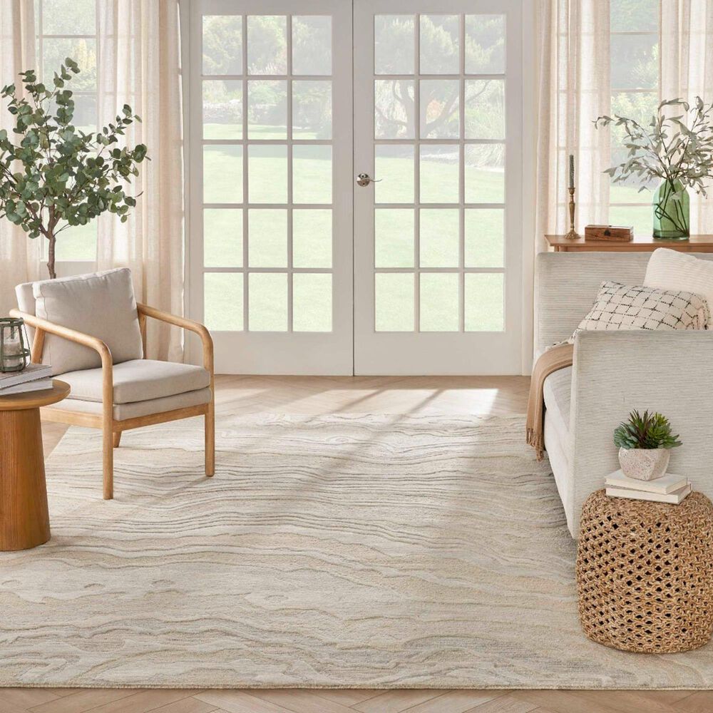 Nourison Graceful 7&#39;9&quot; x 9&#39;9&quot; Beige Area Rug, , large