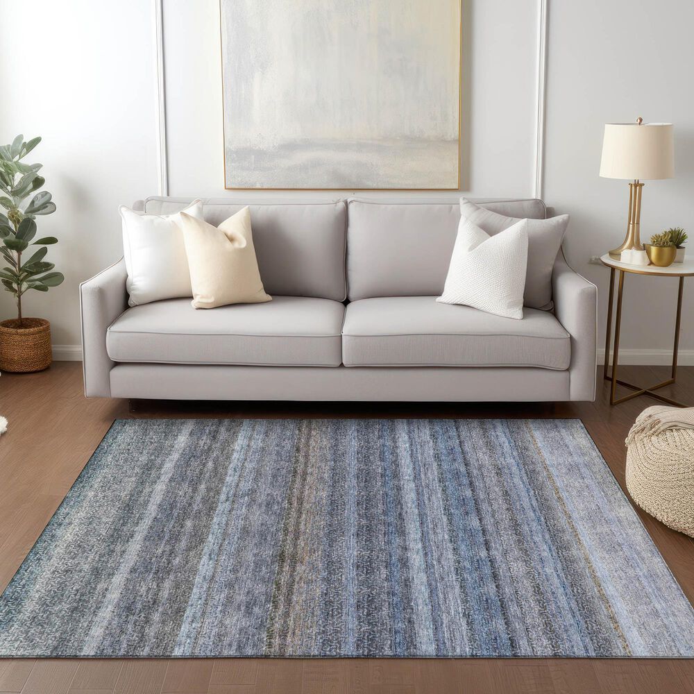 Dalyn Rug Company Burano BU5 8&#39; x 10&#39; Blue Indoor/Outdoor Area Rug, , large