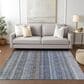 Dalyn Rug Company Burano BU5 8" x 10" Blue Indoor/Outdoor Area Rug, , large