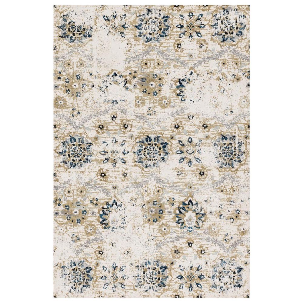 Loloi Torrance TC-08 2'7" x 4' Ivory/Multi Area Rug, , large
