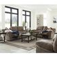 Catnapper Reyes Power Lay Flat Reclining Console Loveseat in Portabella, , large