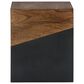 Ashley Trailbend Cube Accent Table in Brown and Gunmetal, , large