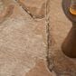 Nourison Silk Shadows 7"9" x 9"9" Beige and Silver Area Rug, , large