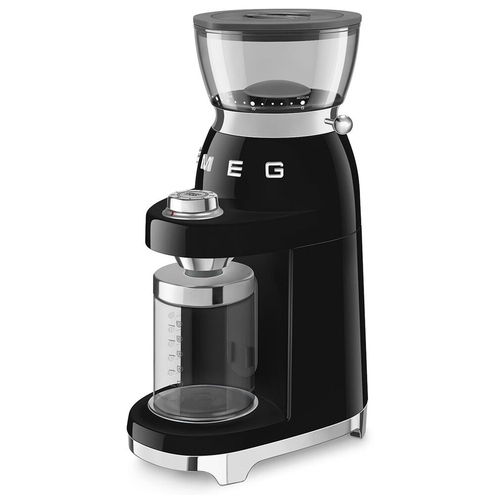 SMEG Conical Burr Coffee Grinder in Black, , large