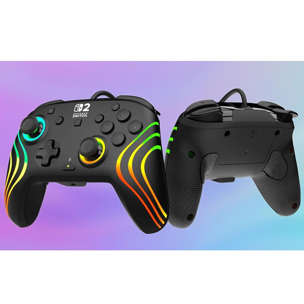 Turtle Beach Afterglow Wave Wired RBG Gaming Controller for Nintendo Switch 2 in Black, , large