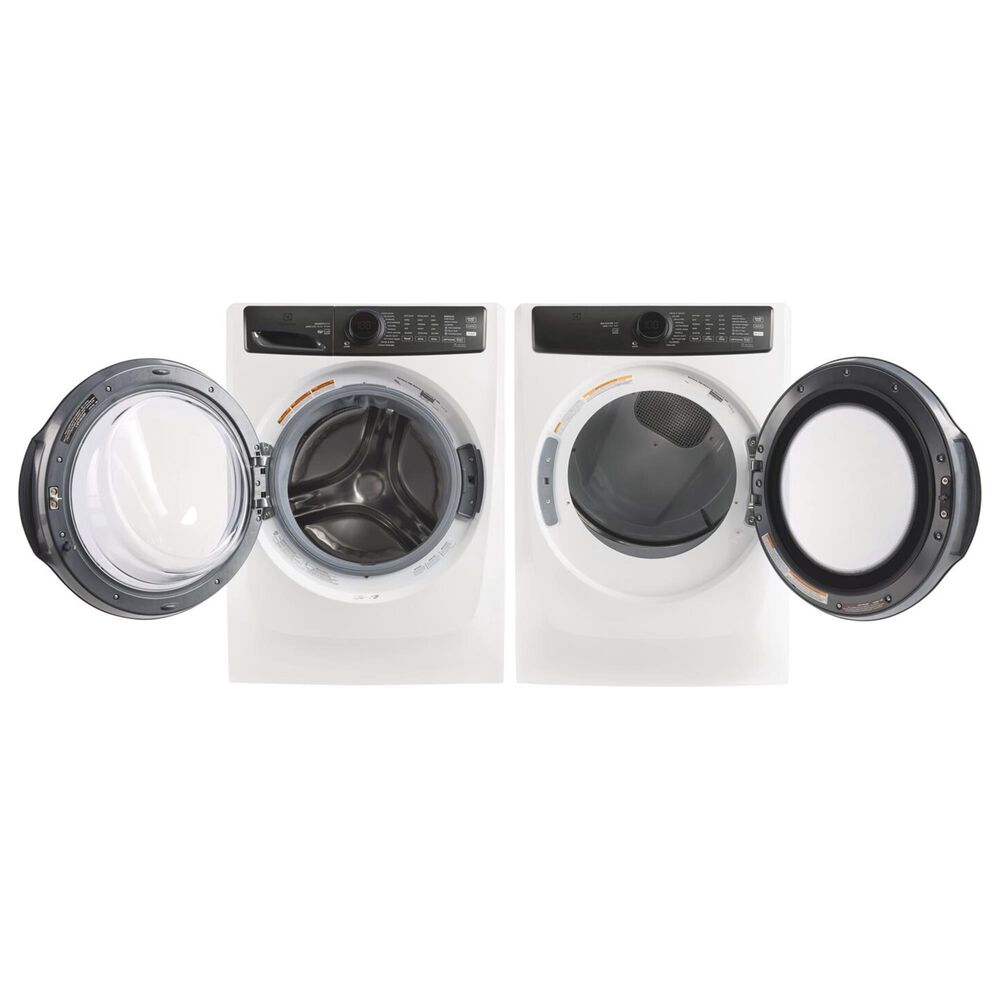 Electrolux 4.5 Cu. Ft. Front Load Washer and 8.0 Cu. Ft. Electric Dryer in Matte White, , large