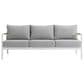 Blue River Royal 4-Piece Patio Seating Set in White, , large