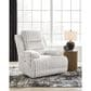 Ashley Rhines Falls Zero Wall Power Recliner in Alloy, , large