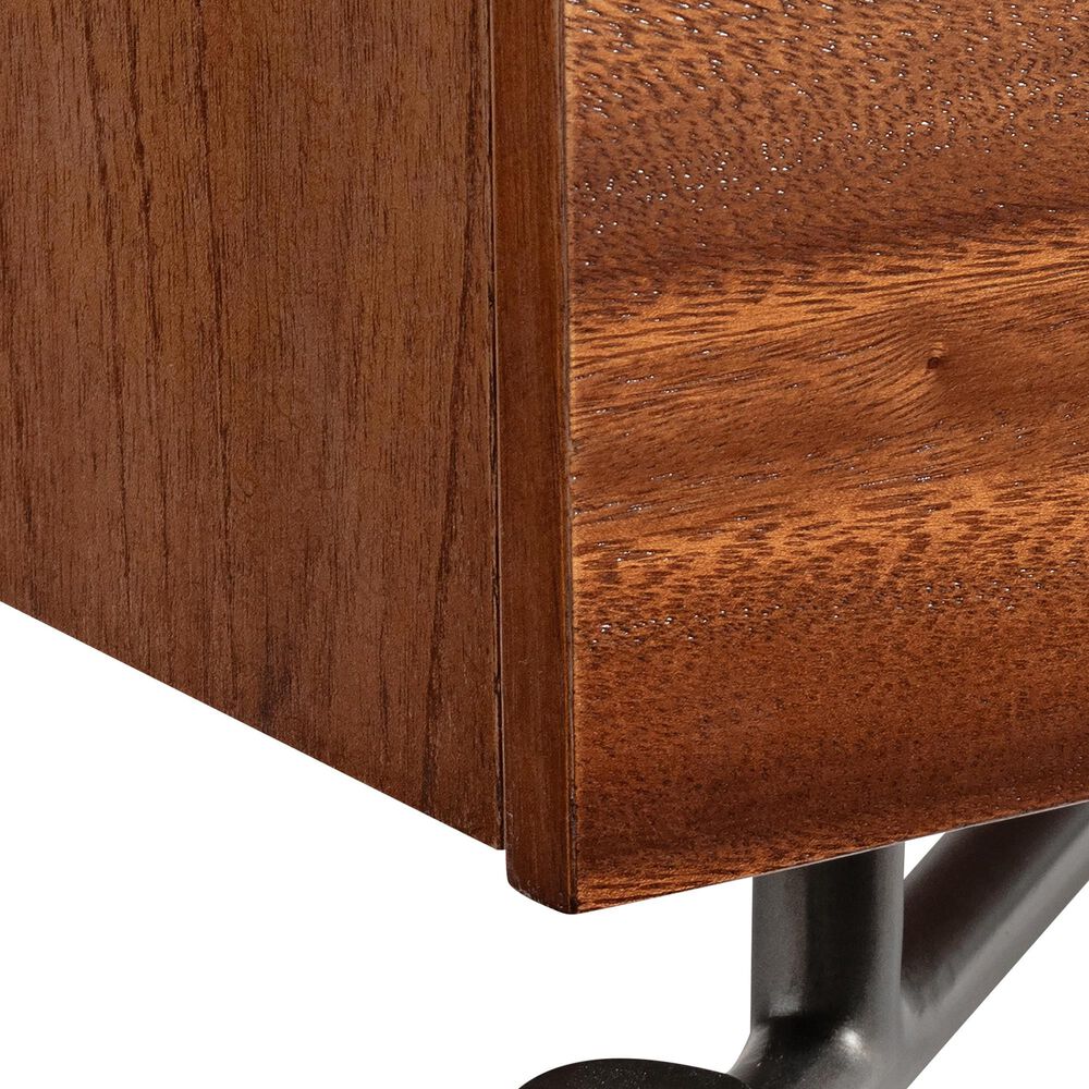 Bernhardt Brasea 24" 2-Drawer Nightstand in Lume and Tungsten with USB Ports, , large