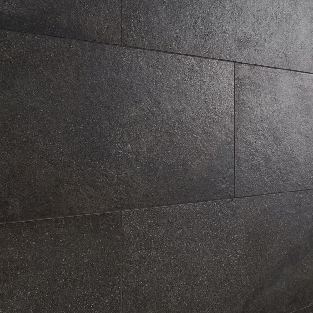 Soho Studio Olympic Charcoal 12" x 24" Matte Porcelain Tile, , large