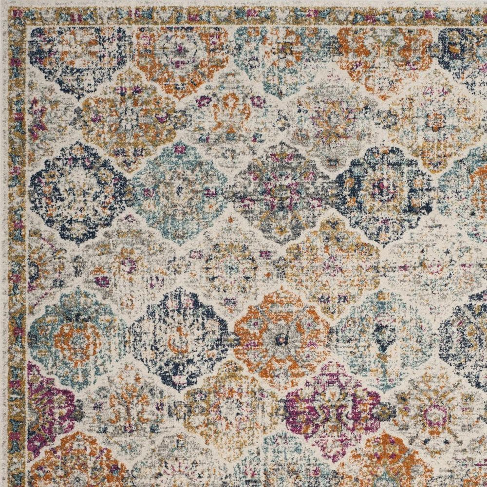 Safavieh Madison MAD611B-3 3&#39; x 5&#39; Cream/Multi Area Rug, , large
