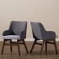 Baxton Studio Monte Arm Chair in Dark Walnut (Set of 2), , large