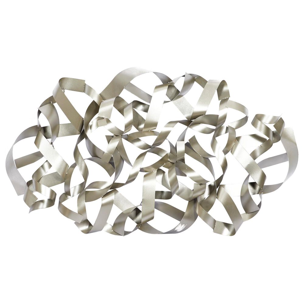 Maple and Jade 32" x 53" Abstract Wall Decor in Dark Grey, , large
