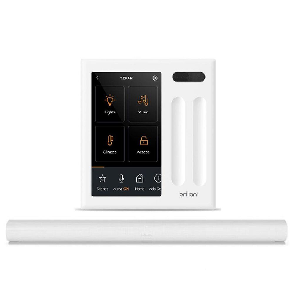 Brilliant All-in-One Smart Home 2 Switch Control + SONOS ARC in White, , large