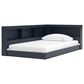 Ashley Simmenfort Twin Bookcase Storage Bed in Navy Blue, , large