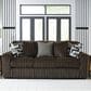 Ashley Midnight-Madness Stationary Sofa in Chocolate, , large