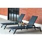Three Birds Casual Tribeca Chaise Lounge in Black, , large