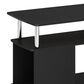 HOMLUX 47.2" Utility Design TV Stand with Open Storage Bookshelf in Americano and Chrome, , large
