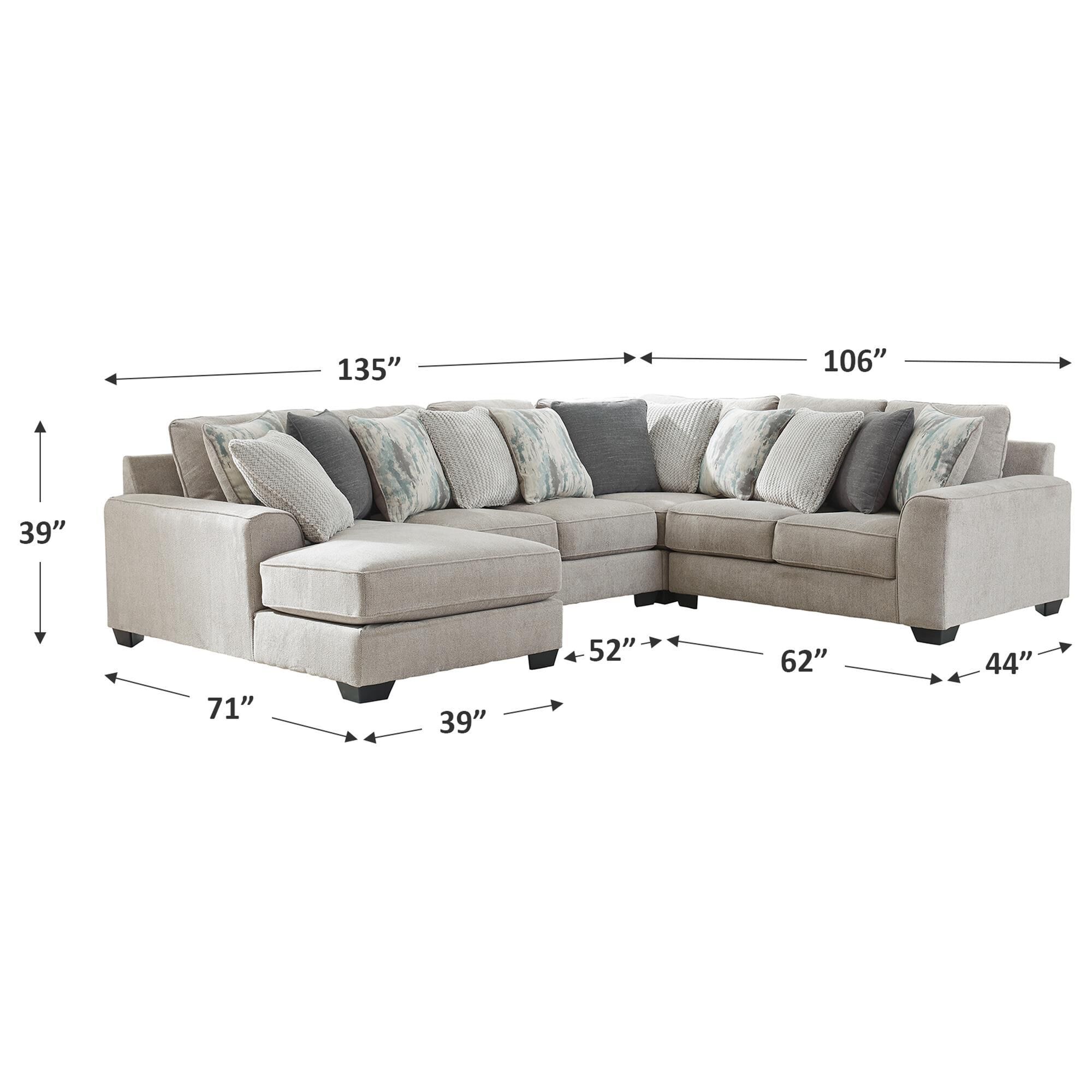 Ardsley outlet pewter sectional