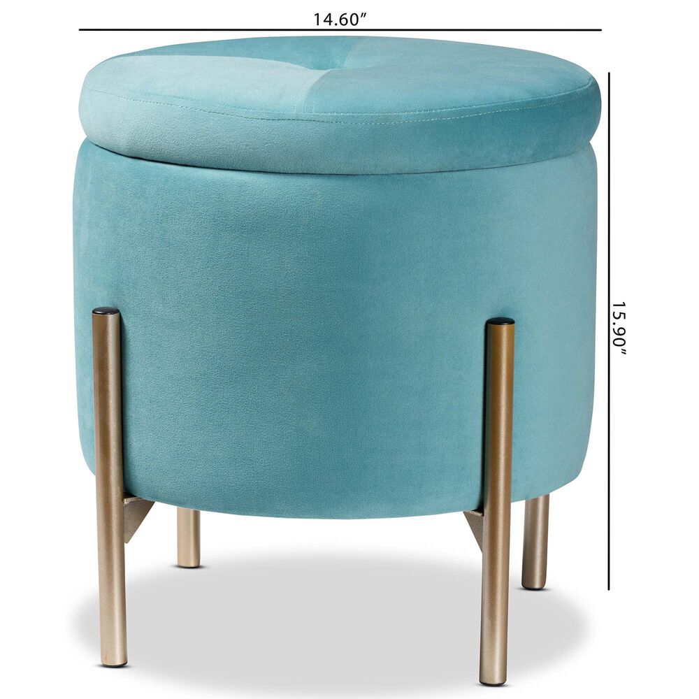 Baxton Studio Malina Storage Ottoman in Sky Blue, , large