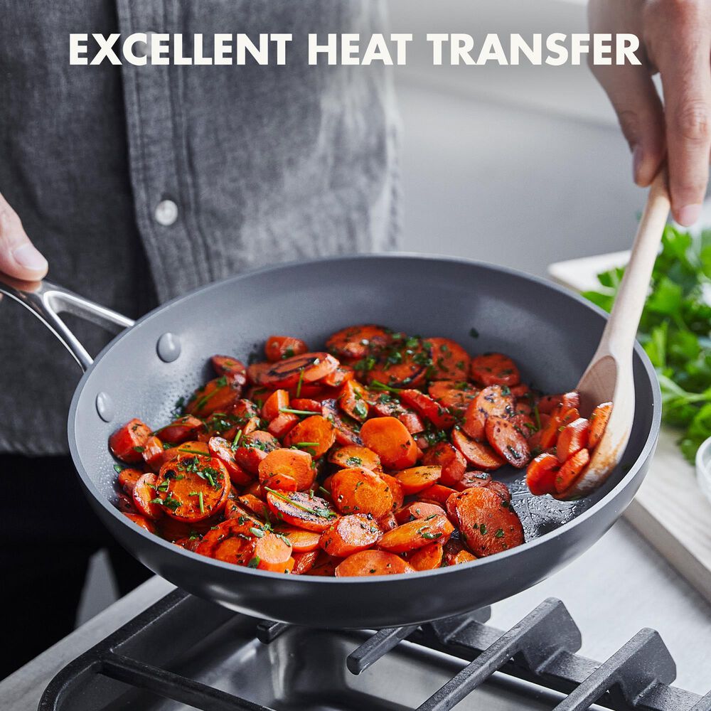 Green Pan Valencia Pro 10" Nonstick FryPan with Lid in Grey, , large