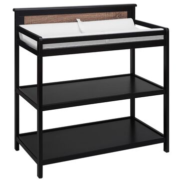 Suite Bebe Connelly Changing Table in Black and Vintage Walnut, , large