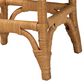 Baxton Studio Muy Scallop Rattan Counter Stool in Honey, , large