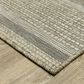 Oriental Weavers Tortuga TR07A 1"10" x 7"6" Beige and Black Runner, , large