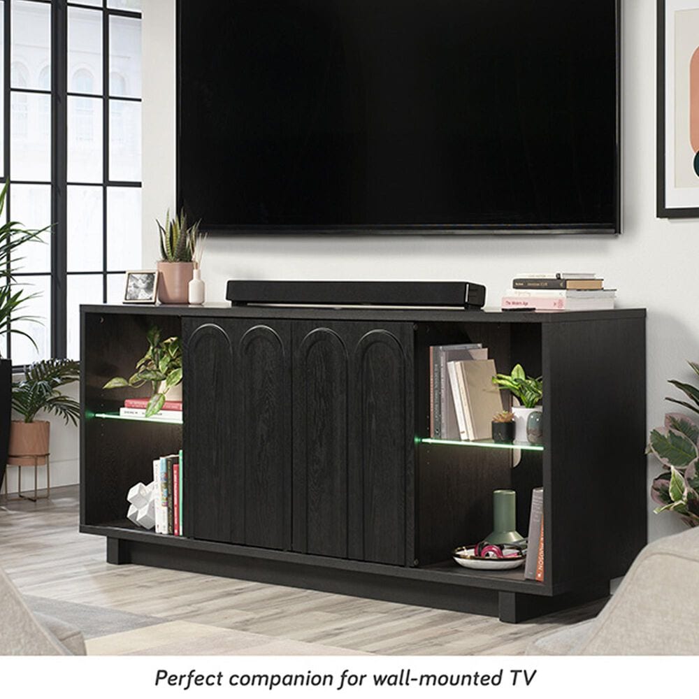 Sauder Select 70&quot; TV Stand in Raven Oak, , large