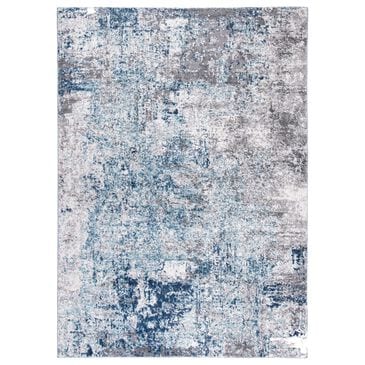 Safavieh Aston ASN705M 8" x 10" Light Blue and Gray Area Rug, , large