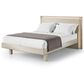 BDI Kava Queen Platform Bed in Washed Oak with Lighting and USB Ports, , large