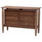 Baxton Studio Alyssa 6-Drawer Dresser in Walnut Brown, , large