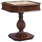 HOMLUX Bishop II 2-Drawer Game Table in Cherry, , large