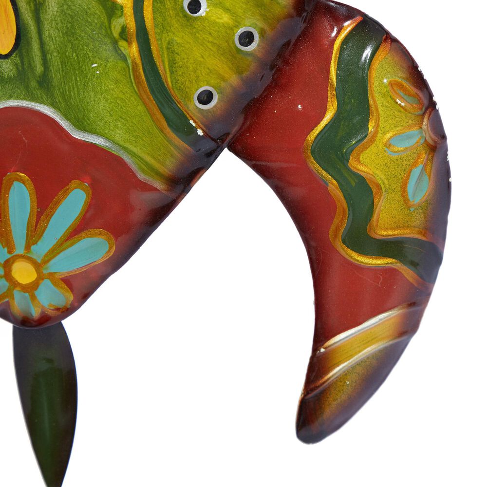 Maple and Jade 19&quot; x 13&quot; Turtle Outdoor Wall Decor in Multicolor, , large
