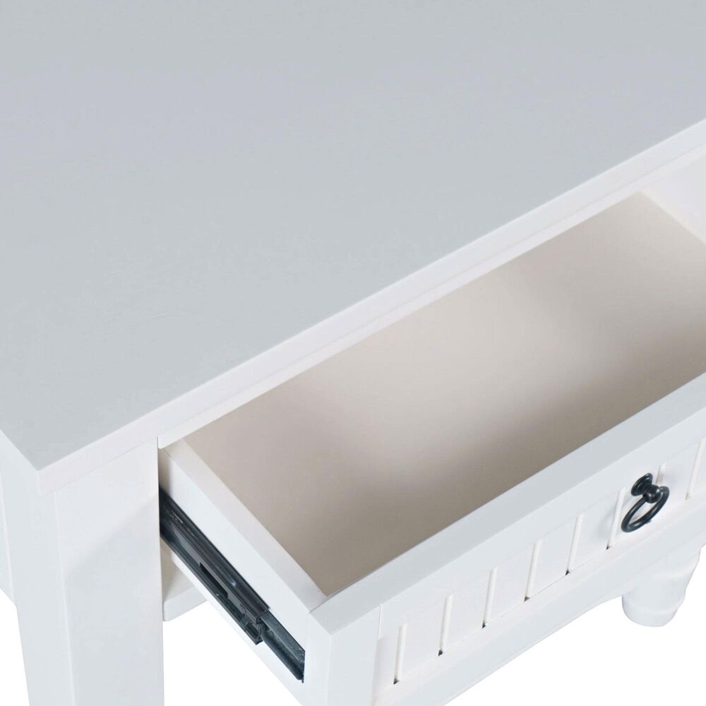 Waltham Westport End Table in White, , large