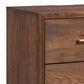 Riva Ridge Jasper 3 Piece King Panel Bedroom Set in Modern Walnut, , large