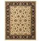 Feizy Rugs Wagner Beige and Black 5" x 8" Area Rug, , large