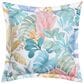 J. Queen New York Bahama 18" Square Throw Pillow in Aqua, , large
