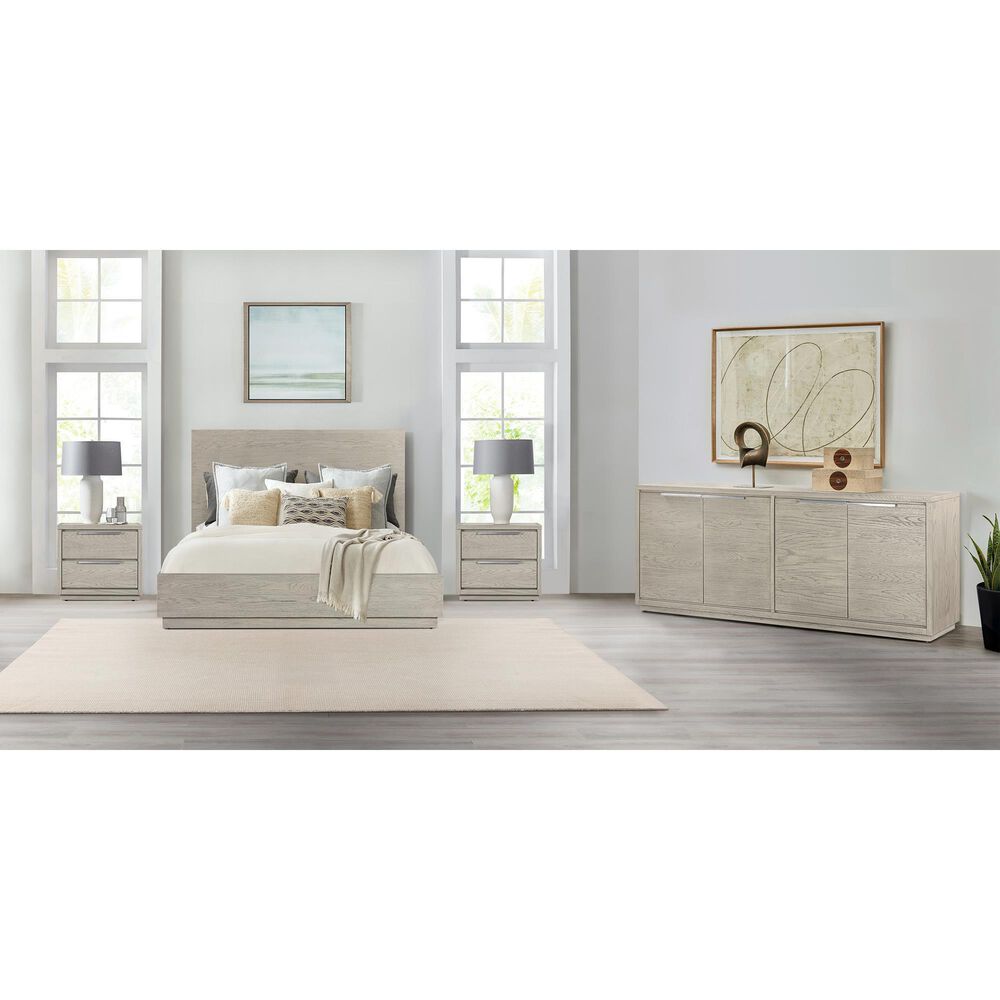 Blue River Abbey 3-Piece King Bed Set in Silver Grey Oak, , large