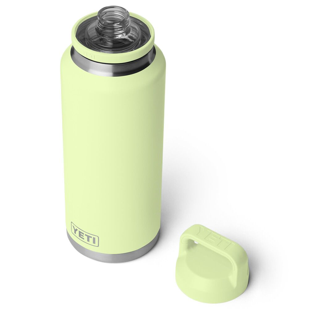 YETI Rambler 46 Oz Water Bottle with Color-Matched Chug Cap in Grasshopper, , large