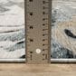 Oriental Weavers Echo ECH07 Blue and Ivory 9"10" x 12"10" Area Rug, , large
