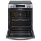 Frigidaire Gallery 30" Front Control Electric Range with Total Convection in Stainless Steel, , large