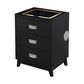 Mayberry Hill Rio 3-Drawer Nightstand in Black, , large